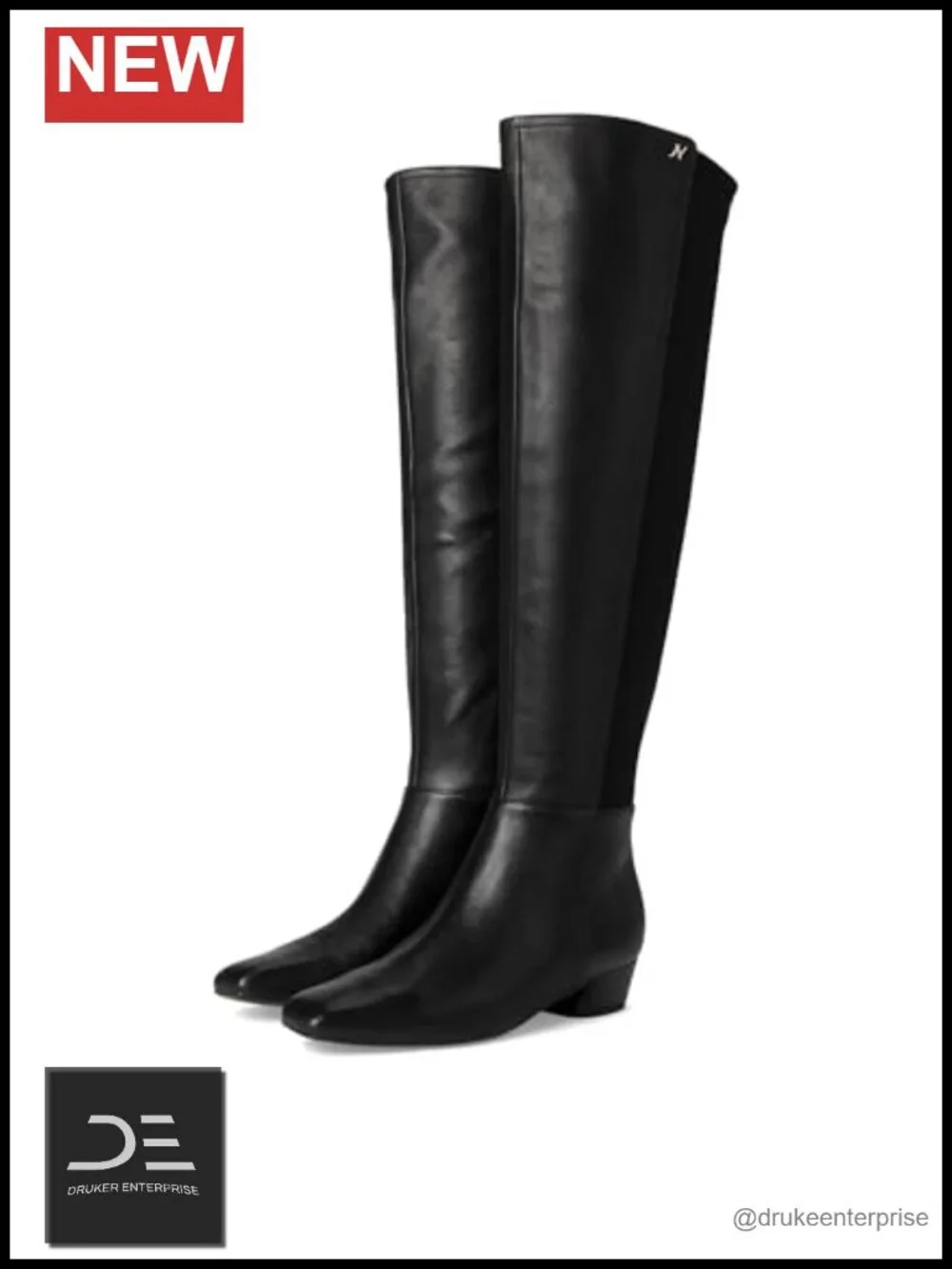 Naturalizer Reese Over the Knee Boots with Neoprene Calf